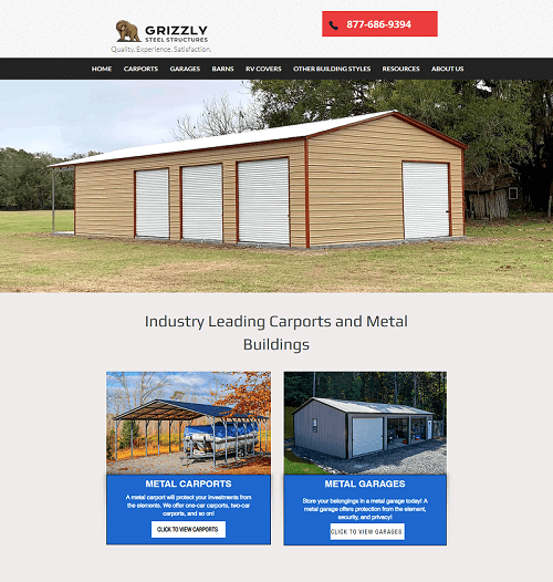 grizzly steel structures steel buildings