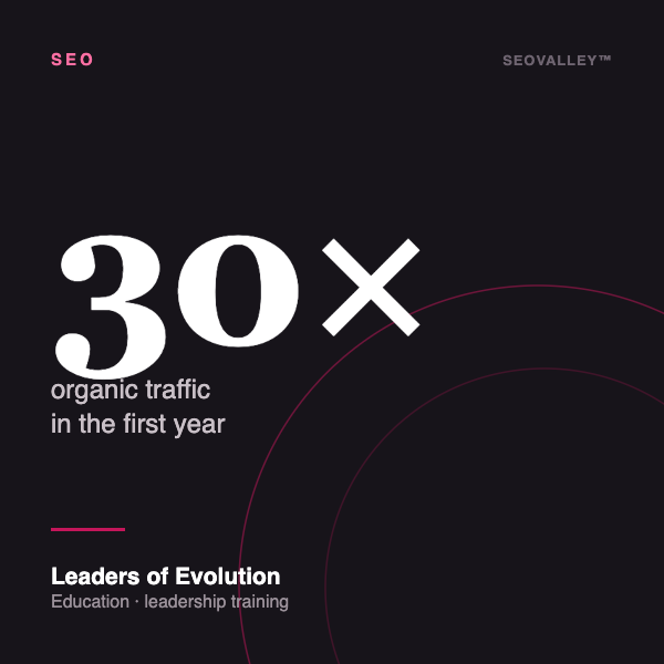 Leaders of Evolution builds solid Google rankings